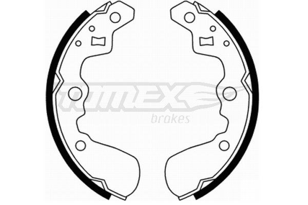 TOMEX Brakes Bremsbackensatz